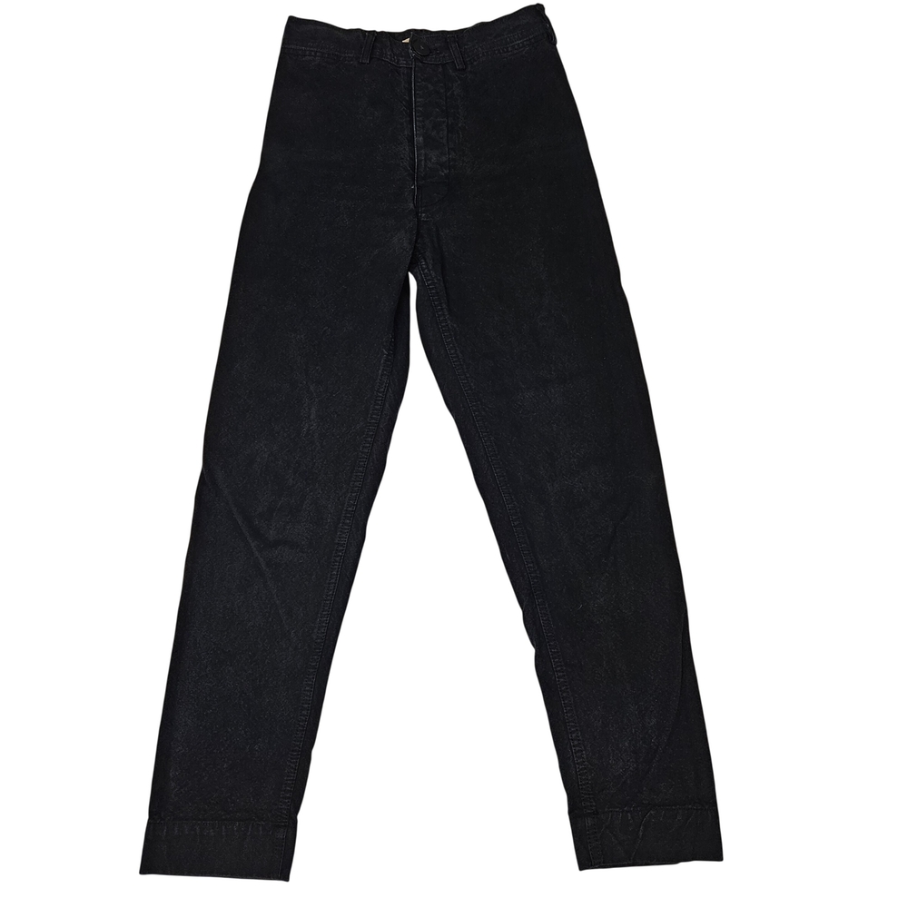 Jesse Kamm Ranger Pants Charcoal Cotton Canvas Women's‎ Size 4 High-Waisted